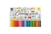 Hobbyartikler - Grafix - Colored pencils in tin box 36 pcs. - 150095