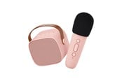Musikk - Lalarma Karaoke Set - Rose - LALAR-SPEAKBLMICH-ROSE