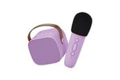 Musikk - Lalarma Karaoke Set - Purple - LALAR-SPEAKBLMICH-PURPLE