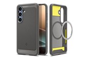 Mobil - Deksel og etui - Spigen Rugged Armor MagSafe - marble gray - Samsung Galaxy S25 - ACS08999
