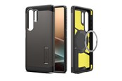 Mobil - Deksel og etui - Spigen Tough Armor MagSafe - gunmetal - Samsung Galaxy S25 Ultra - ACS08965