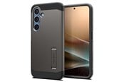 Mobil - Deksel og etui - Spigen Tough Armor MagSafe - gunmetal - Samsung Galaxy S25+ - ACS08988