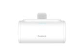 Nødlader - Baseus Compact 5000mAh Powerbank 20W USB-C (white) - 5000 mAh - P10068306213-00