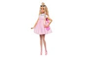 Dukker & Tilbehør - Barbie Deluxe Style Doll #3 in Pastel Pink Dress with Oversized Bow and Blode Hair - HYV27