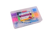 Arts & Crafts - Tilbehør - Johntoy - Loom Bands Set in Storage Box 3000pcs. - 29651