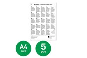 Printertilbehør blekk/toner - Leitz Premium A3/A4 rengjøringsark for lamineringsmaskiner, pakke med 5 stk - 72550000