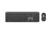 Tastatur - Logitech Signature Slim Combo MK950 - Tastatur & Mussett - Tysk - Grå - 920-012483
