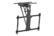 Veggmontering, AV-braketter & AV-møbler - Multibrackets M mounting kit - Flip & Turn - for flat panel - motorised - black - Max 35 kg - recommended for 75" - 7350022739956