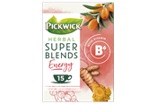 Kaffe & Espresso - Pickwick Super Blend Energy Tea w. Lemongrass Rooibos and Turmeric - 15 pcs - 4070933