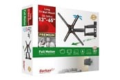 Veggmontering, AV-braketter & AV-møbler - Barkan BM343LP mounting kit - full-motion - for LCD display/ curved LCD display - black - Max 36.2 kg - recommended for 65" - BM343LP