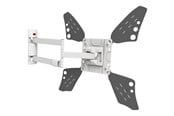 Veggmontering, AV-braketter & AV-møbler - Barkan 3400LW bracket - full-motion - for TV - white metallic black - Max 40 kg - recommended for 70" - 3400LW