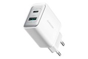 Mobil - Adaptere og ladere - Joyroom TCF15 Dual-Port (A+C) 30W Power Charger (white) - JR-TCF15