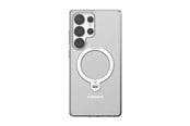 Mobil - Deksel og etui - Torras Ostand Spin Series phone case for Samsung S25 Ultra (transparent) - X00FX2216