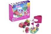 Byggesett - MEGA Barbie Colour Reveal Convertible Road Trip Building Toy Car With 2 Dolls - HKF90