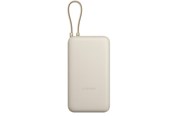 Nødlader - Xiaomi 33W (Integrated Cable) Nødlader - Beige - 20000 mAh - BHR8851GL