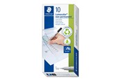 Skrive- & Tegneverktøy - Staedtler Universal pen Lumocolor non-p S 10 pcs  bla - 311-9