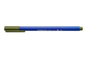 Skrive- & Tegneverktøy - Staedtler Fibre-tip tripl.col rPP.10 pcs olive green - 323-57