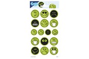 Hobbyartikler - Totum Sticker sheet Reflective - Smiley face - 100679