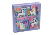 Puslespill - Wins Holland Jigsaw puzzle 4in1 - Forest animals 12 pcs. Gulv - PU180