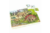 Puslespill - Hubelino Block Puzzle Dinosaur World 35 pcs. Blokk - 410191