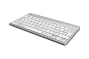 Tastatur - R-Go Tools R-Go Ergonomic Keyboard Compact break - Tastatur - Belgisk - Hvit - RGOCOBEWLWH