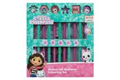 Kreative leker - Undercover Coloring set with Erasers Gabby's Dollhouse 29 pcs. - GABY1301