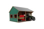 Dukker, Bamser & Utstyr - Kids Globe - Agricultural Shed for 2 Vehicles 1:16 - 610263