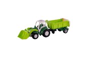 Leketøysbil - Cavallino Toys - Cavallino XL Tractor Green with Tipper Trailer 86.5cm - 3109SF01