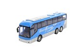 Leketøysbil - Toi-Toys - Cars & Trucks Travel Bus Blue Friction 32cm - 20085A