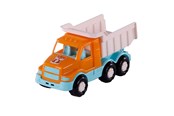 Leketøysbil - Cavallino Toys - Cavallino Safari Torpedo Tipper Truck Orange 26.5cm - 1831SF01
