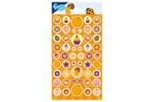 Hobbyartikler - Totum Sticker sheet with Fragrance - Orange - 100686