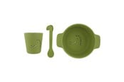 Babyutstyr - Trixie Silicone Baby Eating Set - Mr. Dino - 96-435