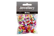 Kreative leker - Creativ Company Round Letter Beads Various Colors 25 grams - 743074