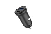 Mobil - Adaptere og ladere - GEAR 12/24V Car Charger 1xUSB-C + 1xUSB-A PD 30W + QC18.0W MAX - Black - 665142