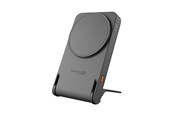 Nødlader - GP Powerbank Magnetic Safe 2-In-1 Wireless 5000mAh Nødlader - Grey - 5000 mAh - 405206