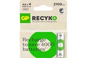 Batteri - GP Battery Recyko NiMH AA HR6 2100mAh 4-Pack - 201240
