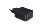 Mobil - Adaptere og ladere - Hama Fast Charger 1x USB-A Qualcomm 19.5W Black - 00201641