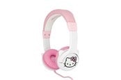 Hodetelefoner - Hello Kitty On-Ear Headphones with Ears 85dB Wired - HK1374