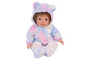 Dukker & Tilbehør - Tiny Treasures Rainbow Teddy all-in-one Outfit - 30551
