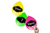Leketøy - Folat BV Writable Balloons Neon 6 pcs. - 63705