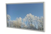 Veggmontering, AV-braketter & AV-møbler - HI-ND Wall Casing EASY mounting kit - landscape - for LCD display - white RAL 9003 - Max - recommended for 65" - WC6500-0201-01
