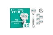 Barberingsutstyr - Gillette-Venus Pro CG Sensitive håndtak + 6 refill + 1 krok - 8700216188661