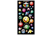 Hobbyartikler - Totum Sticker sheet Twinkle - Cool Faces - 100558