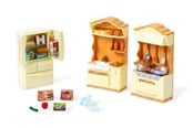 Dukker, Bamser & Utstyr - Sylvanian Families Kjøkkeninnredning med kjøleskap - 5341