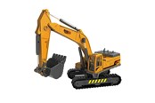 Leketøysbil - Johntoy - Excavator Yellow 1:55 - 26105