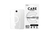 Mobil - Deksel og etui - CARE by PanzerGlass Urban Combat Case Transparent w. White Qi Compatible iPhone 17e | 16e - CRRTPUCG29845