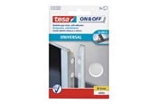 Tape & Lim - tesa On & Off - mounting adhesive - 1.6 cm diameter - white (pack of 8) - 55226-00003-01