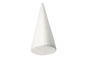 Arts & Crafts - Tilbehør - Creativ Company - Styrofoam Cone White 35cm - 54345