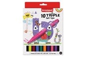 Skrive- & Tegneverktøy - Bruynzeel - Kids Triple Felt-tip Pens 10 pcs. - 60123010