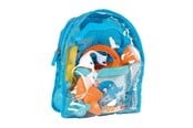 Utendørsleker - Androni Backpack with Beach Set Whale 7pcs. - 7245-FISH